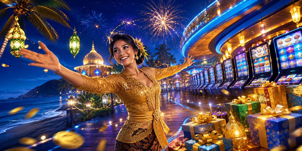 Pengguna Indonesia menganalisis data taruhan olahraga di festival malam